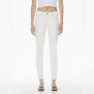 Citizens Of Humanity inga white low rise skinny jean